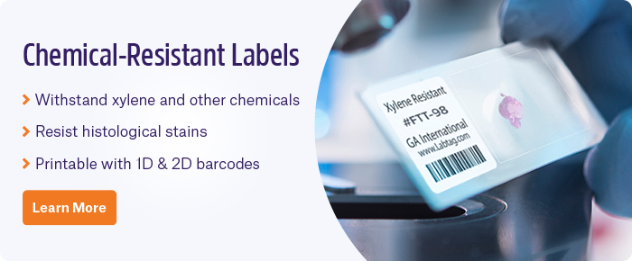 Chemical-resistant labels