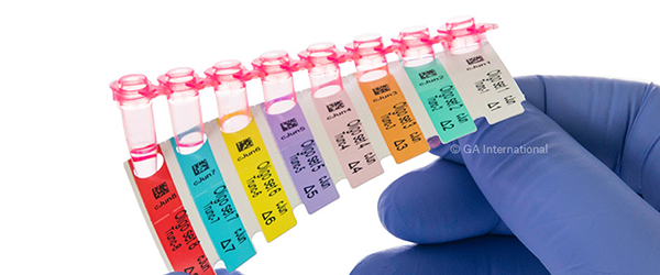PCR-TagTrax high profile strip color label
