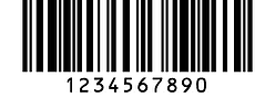 Code 128 barcode format example by ga-international.com